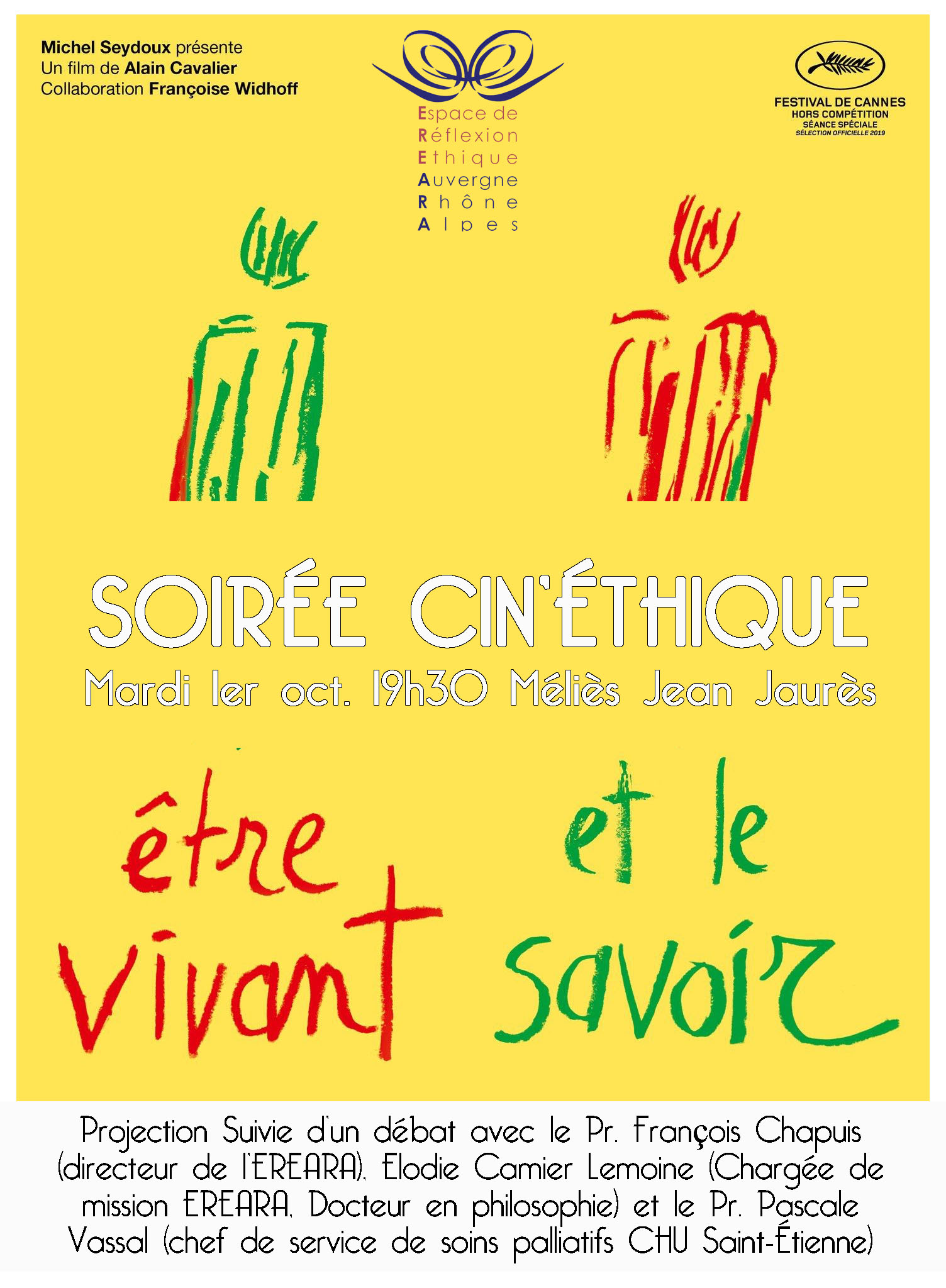 2ème Cin’éthique – Saint-Etienne : « Etre vivant et le savoir »
